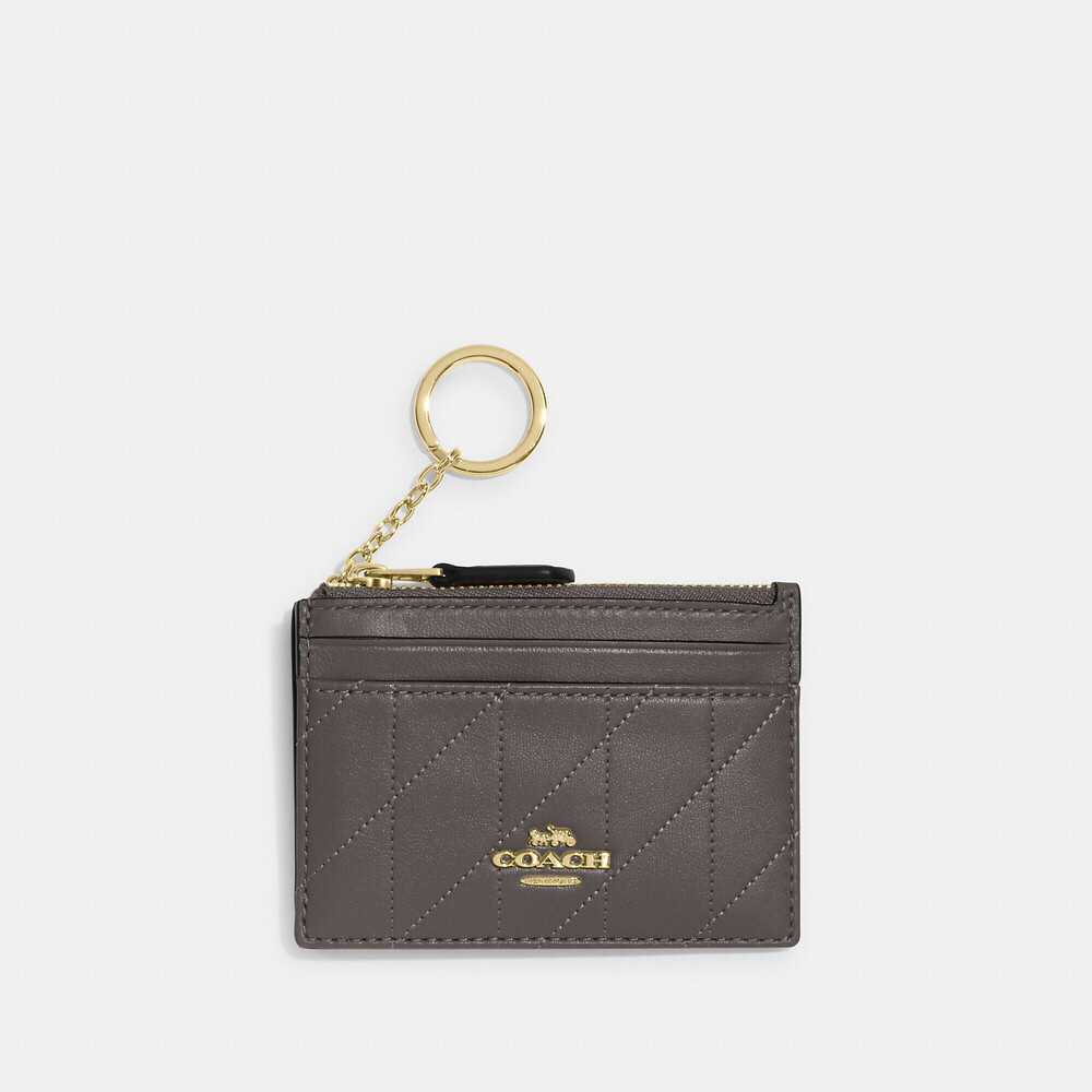 Coach Outlet Mini Skinny Id Case With Quilting